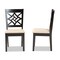 Baxton Studio Nicolette Modern and Contemporary Sand Fabric and Dark Brown Finished Wood 2-Piece Dining Chair Set 176-11386-Zoro - alternate 5